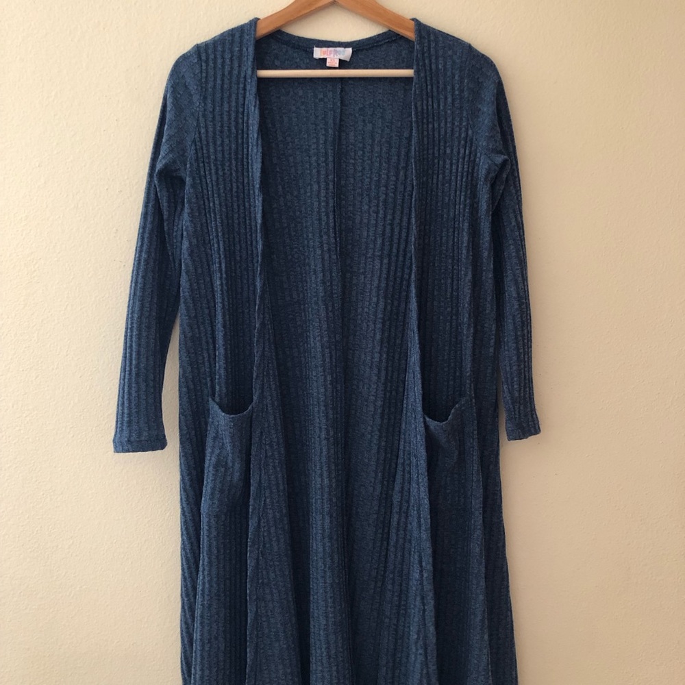 LuLaRoe Blue Sarah Cardigan